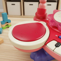 Electronic Drum Piano Toy Multifunction Children's Drum Keyboard Toy Beginner Friendly for Kids, Beginners, Indoor Play, Music Practice