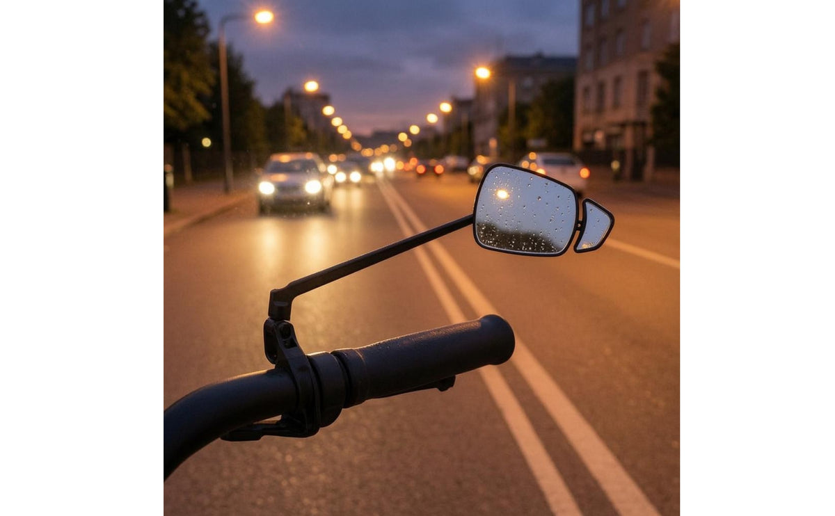 Twin Mirror Bike Mirror Clamp Mount