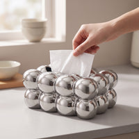 Tissue Box Cover Decorative Tissue Box Holder Modern Container for Desk, Reception Area
