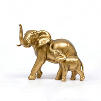 Elephant Figurine Shiny Elephant Statue Glossy for Homeowners