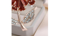 Mother's Day Gift Carnation Brooch Hand-Applied Enamel Pearl Flower Brooch Elegant Design Fashion Accessory for Weddings