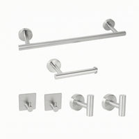 6 Pieces Bathroom Accessory Set Rust-Resistant Bathroom Hardware Set