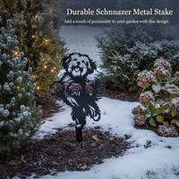Havana Dog Metal Garden Stake Outdoor Lawn Ornament Christmas Gift