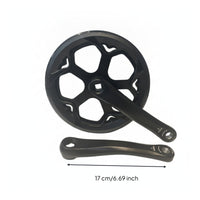 Crankset with Paired-Guard Chainring Chainwheel Strong Crank Arm for City Riding