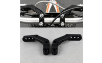 Aluminum Alloy Motorcycle Handlebar Mounting Bracket Exact Fitment Handlebar Guard Mount Bracket Die-Cast Handlebar Guard Mount Kit Easy Installation for Riders