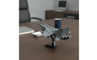 Metal Fighter Aircraft Model with Display Stand Realistic Die-Cast Fighter Model Collectible Model Long-Lasting for Aviation Enthusiasts, Office