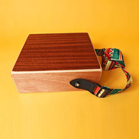 Box Drum with Strap Lightweight Box Drum with Adjustable Strap Hand-Played Percussion Instrument for Students, Music Gatherings