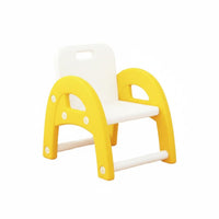 Sturdy and Long-Lasting Arched Leg Toddler Chair Stable Structure Small Four-Legged Seat Easy to Clean kids' Furniture Rounded Border S for Toddlers, Preschoolers, Parents, Kindergarten, Daycare, Classroom, Playroom