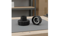 Plastic Butterfly Valve Adapter Long-Lasting Tonne Barrel Thread Reducer Secure Fit Liquid Container Accessory Reusable for Agriculture, Gardening