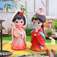 Creative Ancient Style Resin Figurine Decoration for Living Room