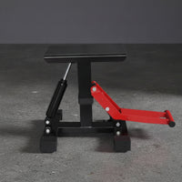 Motorcycle Lift Stand with Lever Adjustable Motorcycle Scissor Lift Jack Portable Bike Stand for Motorcyclists