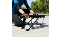 Tubular-Frame Rear Cycle Rack Reflective Rear Bike Rack Lightweight Bike Cargo Carrier Long-Lasting for Commuting