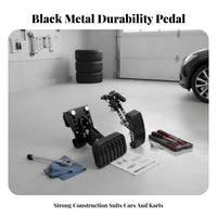 Mounting Hardware Adjustable Pedal Extender Perforated Aluminum Pedal Extender