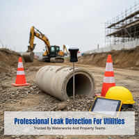 Leak Detection Rod, Mechanical Listening, High-Accuracy Underground Water Detector for Property Management