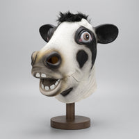 Bovine  Headpiece  Funny Cow Creature Head headpieceSize for Stage Performances
