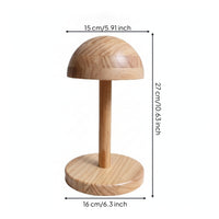 Smooth Wooden Hat display Stand Dome Hat Stand