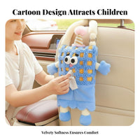 Space-Saving Hanging Monster Tissue Box Multi-Purpose Hanging Car Tissue Holder Crush-Proof for Children, Parents, Living Room, Bedroom