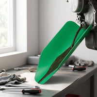Foldable Oil Drain Pan Insert Mess-Messless Oil Change Funnel with Curved Edge Wipe-Clean Flexible Draining Tool Reusable for Mechanics