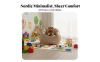 Soft and Comfortable creature Character Floor Chair Lowsilhouette Design kids' Furniture creclinesable Cover Toddler Armchair Lightweight for Toddlers, Infants, Parents, storytime Corner, Nursery, Playroom, Living Room