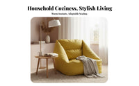 Removable and Machine-washable Cover Bean Bag Armchair Space Saving Lounge Chair Comfortable Design Soft Seating Modern aesthetic for Adults, Students, video game enthusiasts, Living Room, Lounging, Apartment, literary alcove