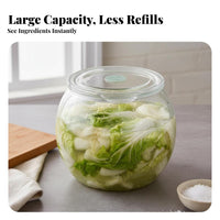 Large Capacity Closure Ed Jar Multipurpose Airtight Rice Storage Bin Transparent Plastic Food Canister Moisture-Resistant