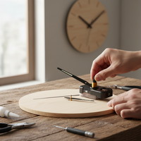 Compas Silent Quartz Clock Movement Kit for DIY Wall Clocks