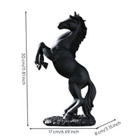 Rearing Horse Sculpture Indoor Rearing Horse Statue Compact Decor for Desk, Home