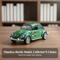 Pull-Back Toy Realistic Design Pull Retro Car Rubber Tires Vintage Diecast Car for Children, Kids, Home Decoration, Active Play, Bedroom
