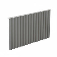 Desk Privacy Curtain Pleated Workstation Screen Wind Blocking