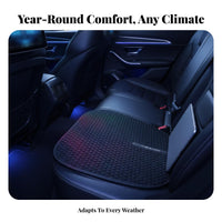 Cooling Car Seat Cushion Easy to Clean Ice Silk Non-Slip Seat Pad Anti-Wrinkle