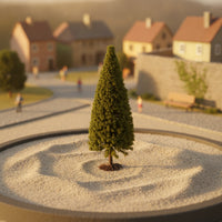 Conical Wire-Trunk Model Tree Compact Simulated Conifer Tree Realistic Diorama Conifer Trees Evergreen for Hobbyists, Architects