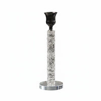Crystal Candlestick Nordic Style Taper Candle Holder Elegant Design Decorative Table Centerpiece for Restaurant
