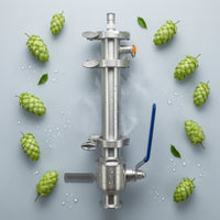 Stainless Steel Dry Hopper with Tri-Clamp Sanitary Hop Dropper Purgeable Hardware for Homebrewers
