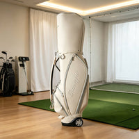 Wheeled Sports Travel Bag Golf Club Stand Bag with Wheels Wear-Resistant Luggage for Golfers
