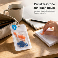 Cute Cartoon Shaped Paper Clips, 24-Pack Plastic Bookmark Clips for Office and School