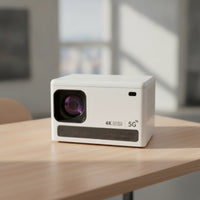 5G Mini Display Device 4K Supported Portable Display Device Compact Portable Cinema Built-in Speakers for Movie Nights