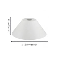 Translucent Flared Lampshade Shell Glossy Conical Lampshade Minimalist Lamp Shade Plain