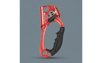 Single-Handed Operation Hand Ascender Anti-Slip Handle Rock Climbing Ascender High-Strength Aluminum Alloy Climbing Rope Grab Lightweight for Climbers, Rescuers, Arborists, Mountaineering, Caving