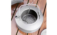 Pure Titanium Kettle Folding Handle Titanium Water Kettle Portable Boiling Pot for Campers, Hikers, Camping, Backpacking