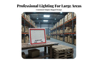 LED Floodlight High Brightness LED Flood Light Weather Resistant Waterproof Exterior Floodlight for Construction Site, Workshop, Warehouse