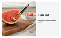 Fruit Platter Tool Set 304 Stainless Steel Fruit Baller Ladle Set Fruit Baller Multi-Functional Water Fruit Ladle Ing Utensil