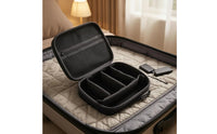 Action Camera Case Padded Zippered Organizer Case Semi-Rigid Adjustable Dividers