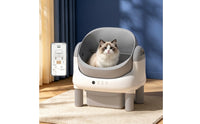 Open-Top Automatic Litter Tray Automated Cleaning-Cleaning Cat Litter Tray for Cats, Indoor, Home