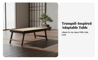 Folding Floor Table Portable Foldable Floor Desk Easy to Clean for Bay opening