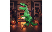Portable Fan Powered Inflatable Dinosaur Costume Fast Inflation Dinosaur Inflatable Suit Easy to Wear Dinosaur Inflatable Costume 3D Shape for Performers, Halloween, Party, Performance