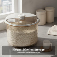 Moisture-Proof Rice Storage Bin Large Capacity Airtight Grain Container without Cost
