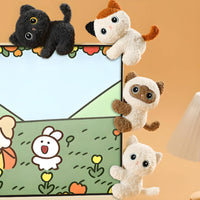 Cute Car Clip Plushie Soft Clasp-on Soft Toy Toy for Girls, Desk