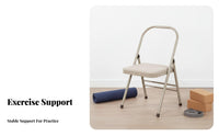 Foldable Iyengar Mind-Body Practice Chair Multi-Functional Mind-Body Practice Headstand Bench Portable Inversion Chair Heavy Duty for Beginners, Seniors