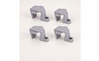 4 Pieces Boat Fender Clips Hangers for Rail Compact Guard Clip One-Piece Hardware for Boats