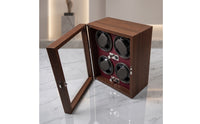 Automatic Watch Winder Extremely Quiet Timepiece Winder Cabinet USB Powered for Enthusiasts, Bedroom, Office, Retail Display